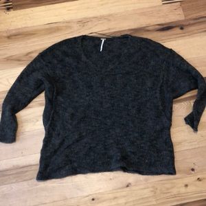 Free People green sweater
